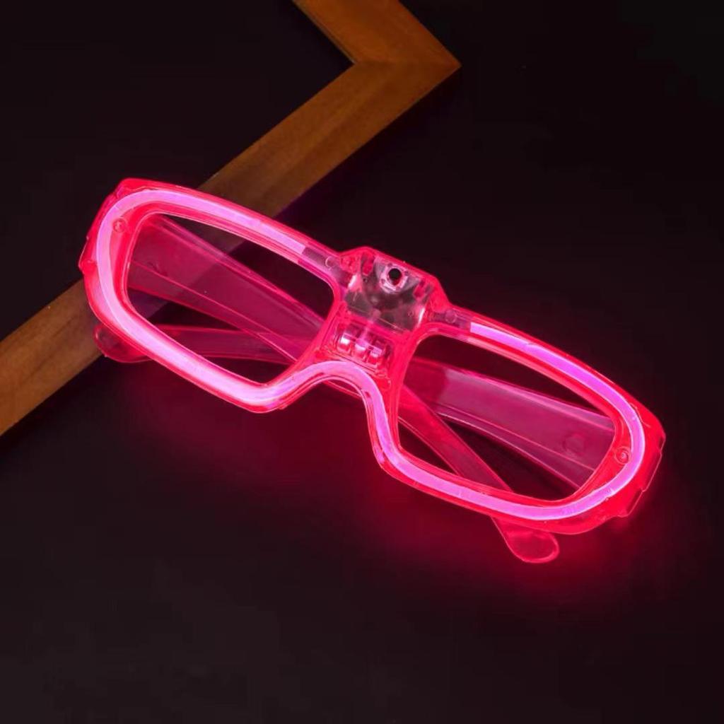 Occhiali a Lamelle Disco Illuminati - Accessori Lampeggianti per Vita Notturna Adulti