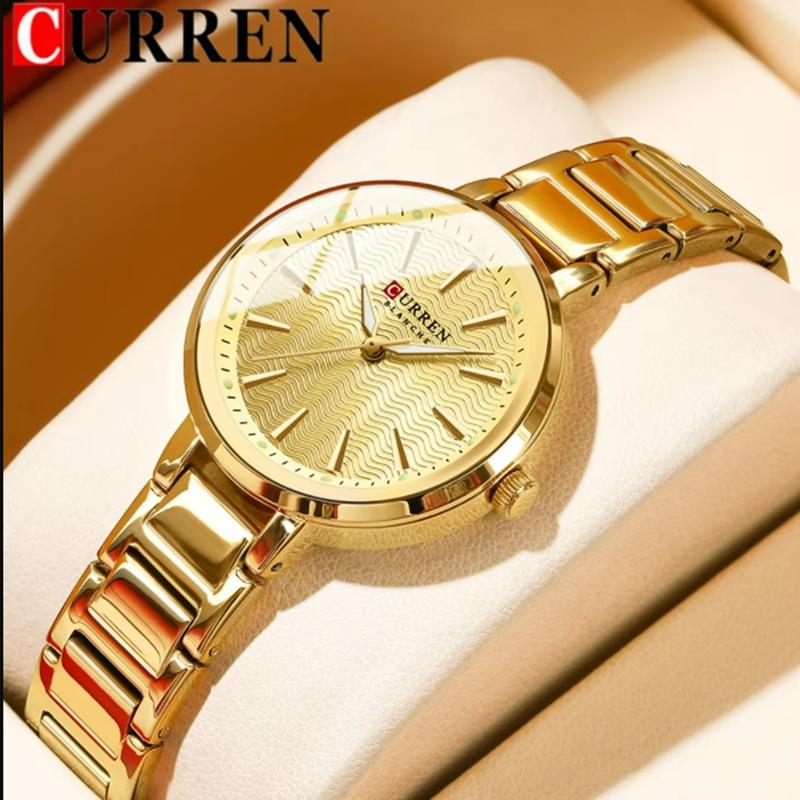 

Luxury Slim Watch for Women Elegant Minimalist Dial Quartz Wristwatches Ladies with Luminous Hands Waterproof Clock срібний/чорний