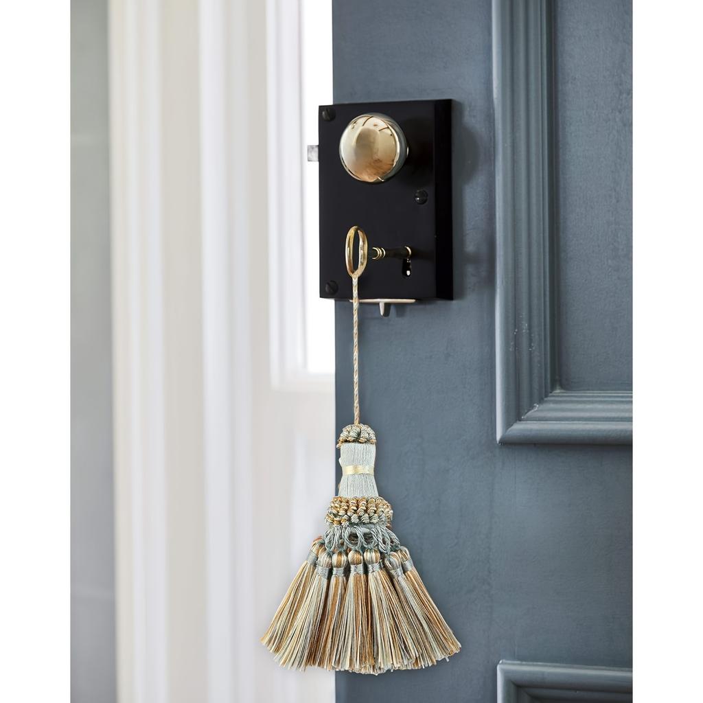 2pcs Elegant Polyester Tassel Handmade Colorful Craft Tassels Charms for Key Chain Straps DIY Accessories, Jewelry Making, Clothing