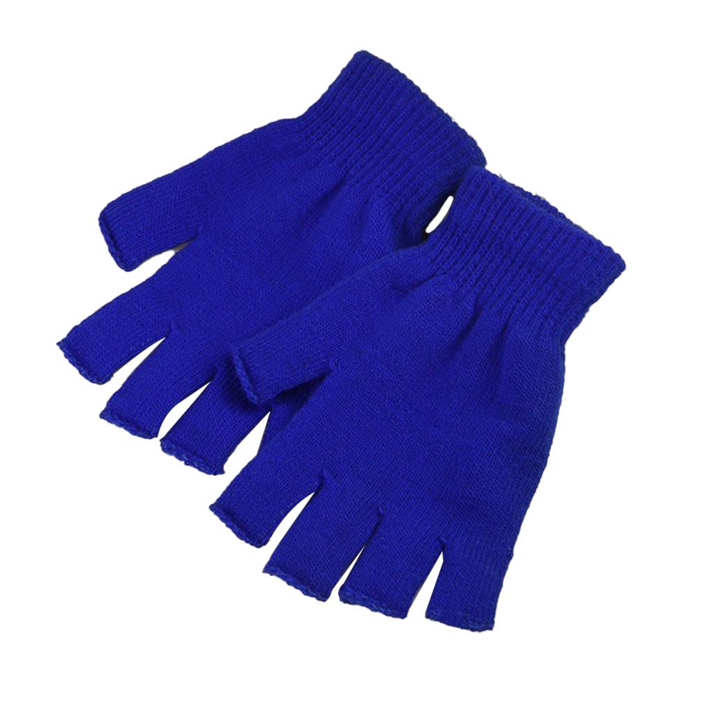 Winter Knit Mittens Adults Wrapping Cover Hands Warmer Mitten Clothes Accessory Outdoor Flexible Knitted Adults Half Gloves