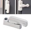 White Window Lock T-lock Aluminum Safety Handle Anti-theft For Latch Sash Door Stopper Restrictor Office Plastic