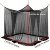 Quadrangle Mosquito Net Floor To Ceiling Bed Curtain Double Opening Mosquito Net Mosquito Proof Net Cover Fit for All Bed Sizes