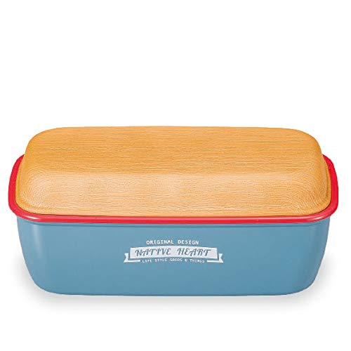 

NH Long Rectangular Emalier Lunch, Blue, Single-Layer, 490ml, 4576667