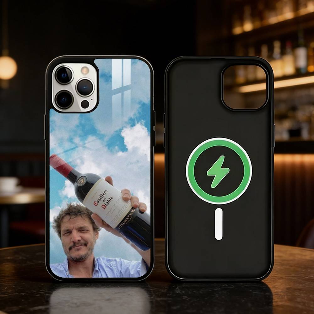 Pedro Pascal Phone Case For iPhone 17 16 15 14 13 12 Pro Max Plus for Mirror Wireless Magnetic Cover