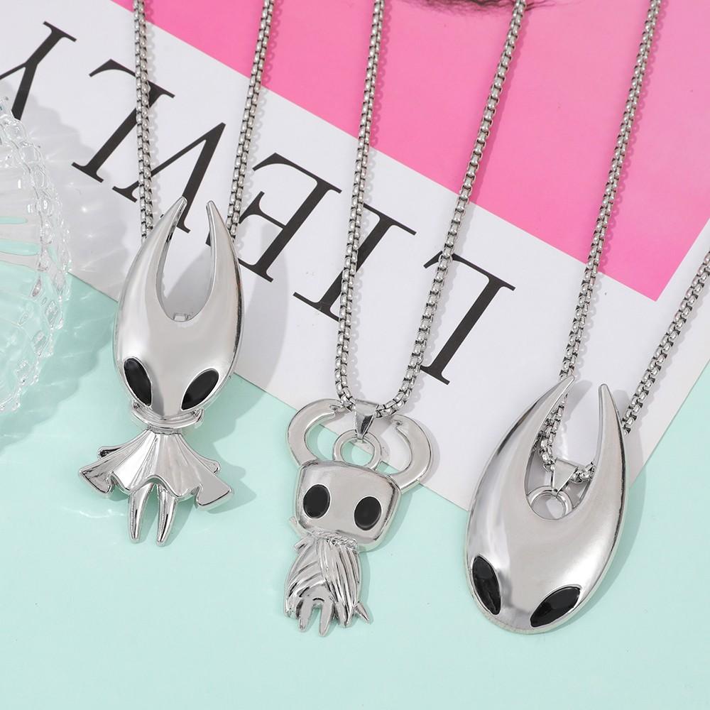 Modeschmuck-Accessoires für Gamer, Halskette im Hollow Knight-Design, beliebte Spiel-Silk Song Hip-Hop-Halsketten-Accessoires