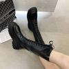 High-heeled Boots Women's Over-the-knee 2024 Thick-soled Thick-heeled High-tube Knight Boots Small Boots Children
