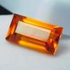 8.20 Ct Natural Sapphire Orange Emerald Cut   Top Quality Loose Gemstone
