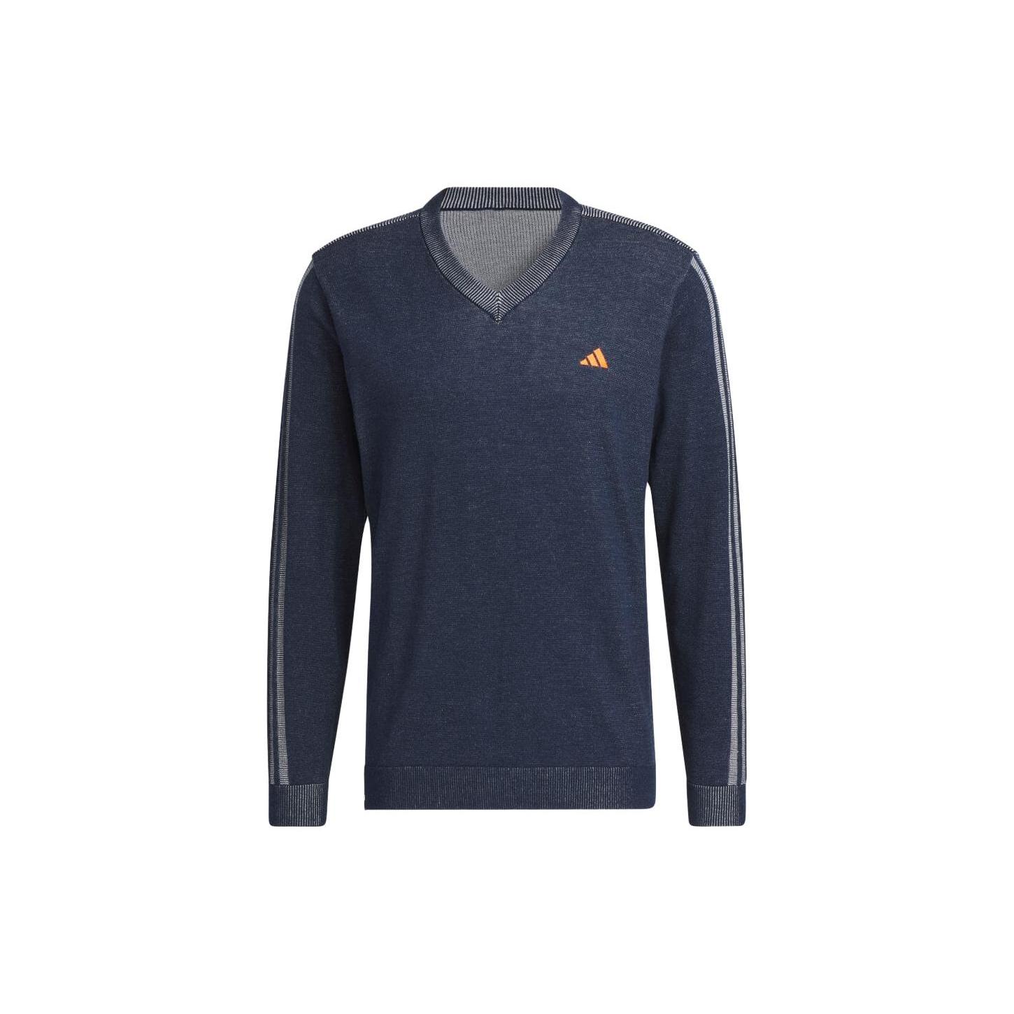 Adidas Sweaters Men s Collegiate Marine Blue Crew Neck Moderate A line HT0019 XS