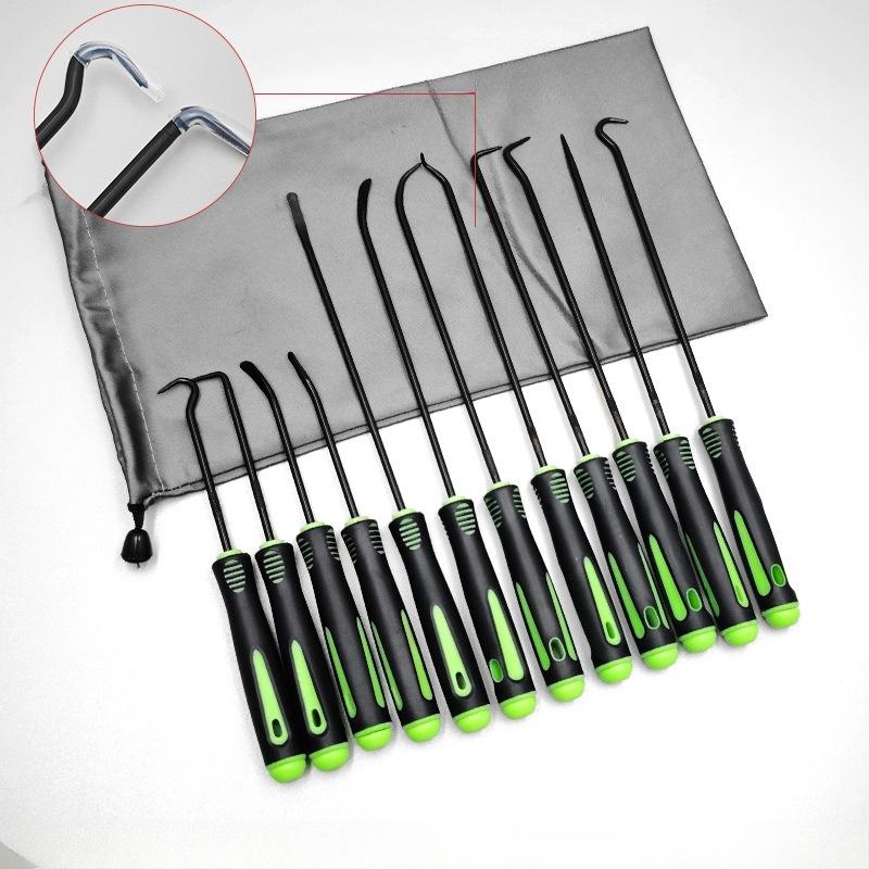 12PCS Pick and Hook Set Auto Oil Seal / O-Ring Seal Gasket Pick Mini Hooks Puller Remover