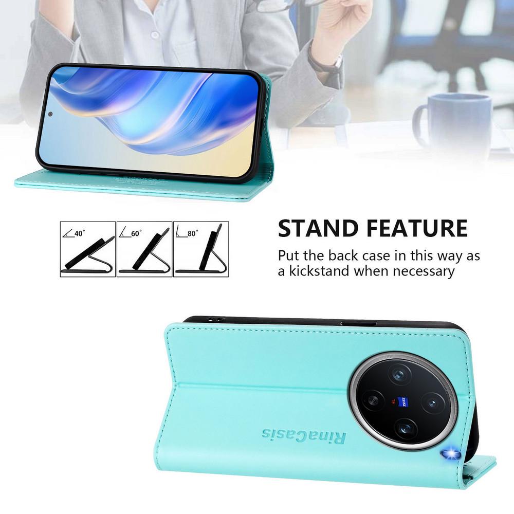 X300 X200 X100 Pro 5G Klapphülle Für Vivo X200 Ultra Magnetische Leder-Brieftasche Buch Funda für Vivo X100 X200 Pro Mini Luxus-Hülle