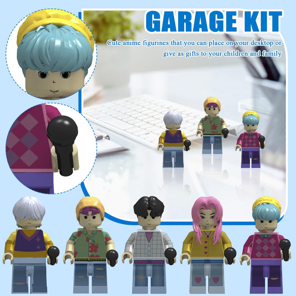 Building Cartoon Model Small Particles Building Block Toys