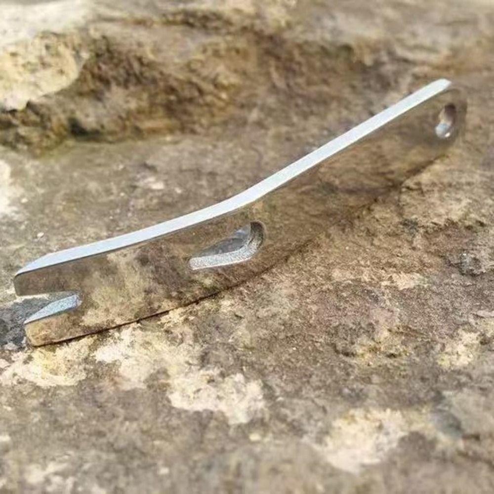 Nail Puller Slot Nail Puller Tool Stainless Steel Mini Pry Bar EDC Pry Tool Hardware Accessories