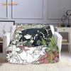 Anime Flannel Blanket InuYasha Print Quilts Hanyou No Yashahime 3D Kids Adults Blanket Home Decor Fashion Party Quilt Gift