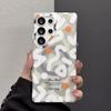 Ins StyleTrendy Graffiti Matte TPU PC Case for Samsung Galaxy S26 Ultra S25 S24 Ultra for MagSafe Wireless Charging Clear Cover