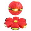 English: Kids Elastic Step Flying Saucer Ball Deformation Toy Light Up Outdoor Parent-Child Interactive UFO Ball