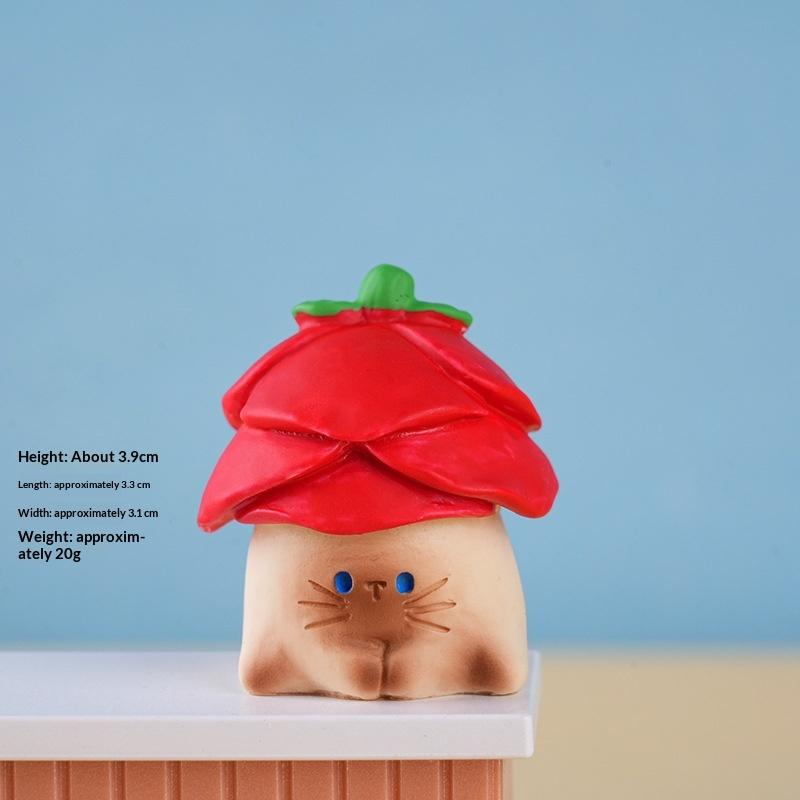 Neue Cartoon Fadcute Katze Pai Serie Harzfigur Ornament Premium-Textur Feiertags-Hausdekoration Modellspielzeug Überraschungsgeschenke