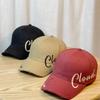 Unisex Embroidered Duckbill Cap - Summer Sunshade Baseball Hat In Korean Style