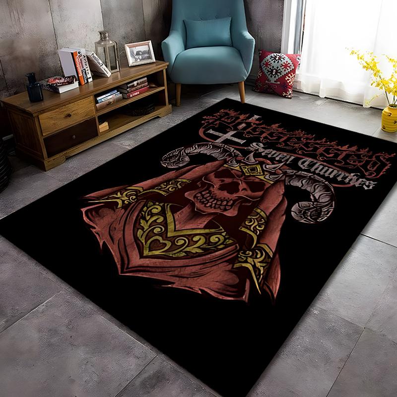 

Band-Possessed Pattern Carpet Home Living Room Decoration Rug Bedroom Kitchen Bathroom Play Non-slip Floor Mat Hallway Balcony 40x60cm