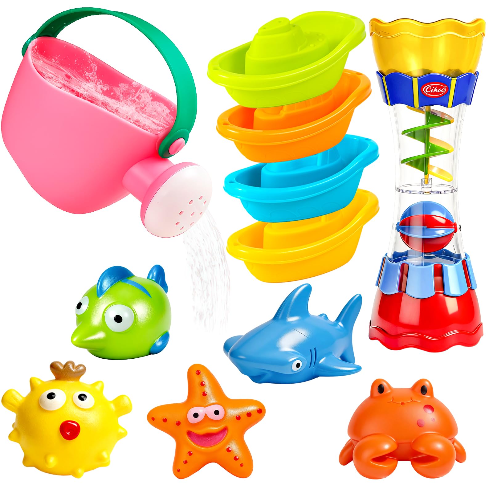 

Popular Bath Toys for Babies, Water Play, Shower Pool, Bathroom Toys for Boys and Girls, Birthday, Christmas, Children s Day Gift, Ages 1, 2, 3, 4,