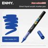 1 PC ENMY 80 Colors Direct Liquid Acrylic Markers Blendable Soft Tip Non-Transparent Art Markers School Supplies Stationery