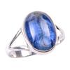 Natural Kyanite Gemstone Handmade 925 Solid Sterling Silver Gift Ring S.8 w9T61