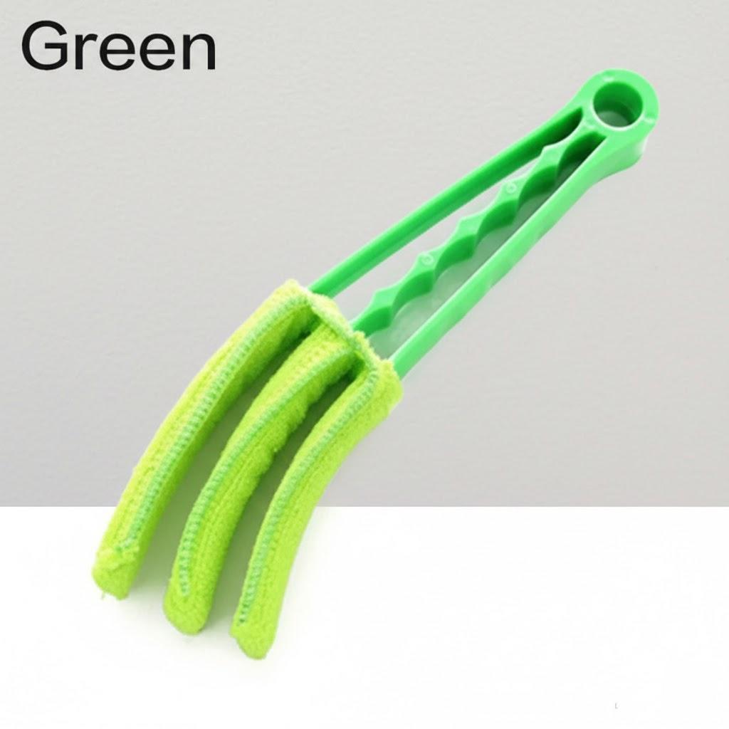 Microfiber Venetian Blind Duster Window AC Car Vent Cleaner Dust Removal Brush Home Cleaning Tool