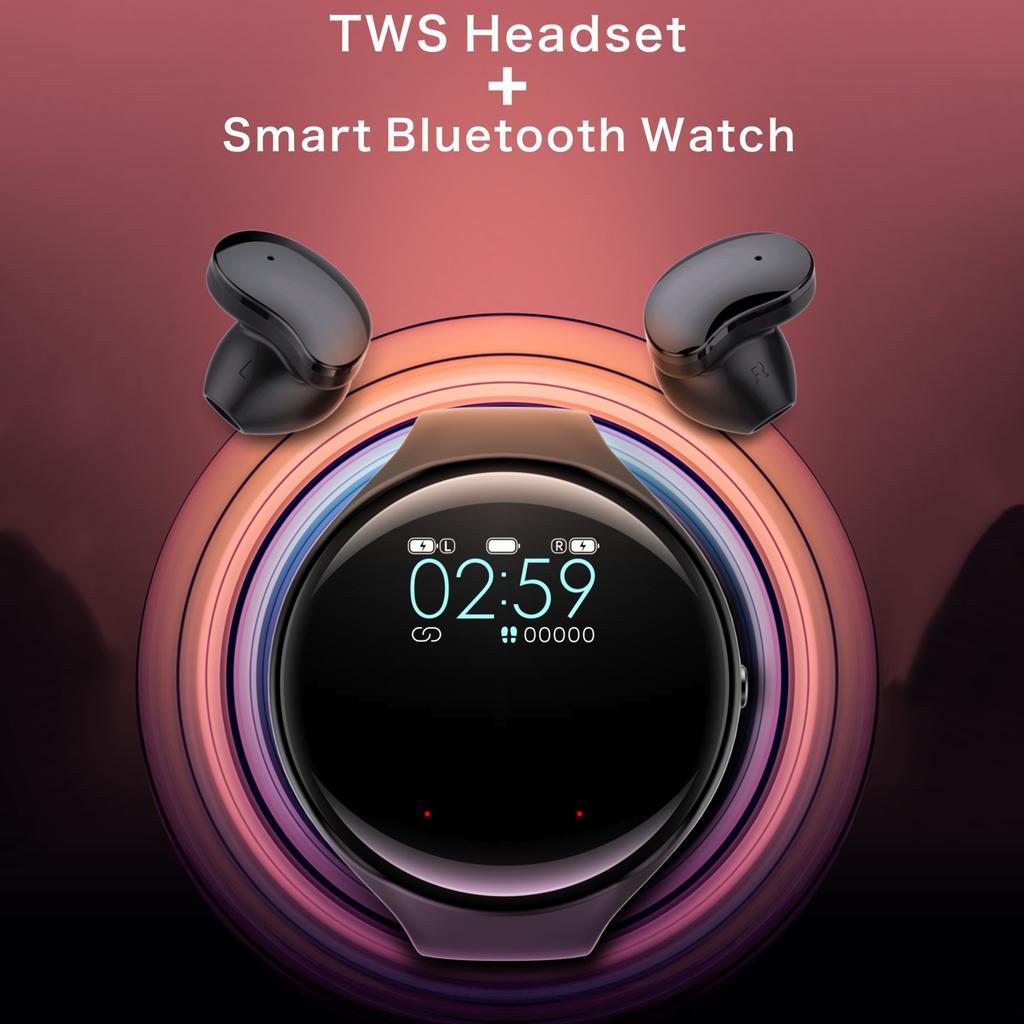 Buy TWS Smart Watch 2 In 1 Adjustable Bluetooth Headset Bracelet at