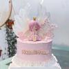 Creative Mesh Pearl Star Cake Decoration Plug-In - Five-Pointed Star Fantasy Design