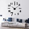 3D Wall Clock Mirror Wall Stickers Creative DIY Wall Clocks Modern Design Mute Quartz Needle Watch Reloj De Pared Home Decor