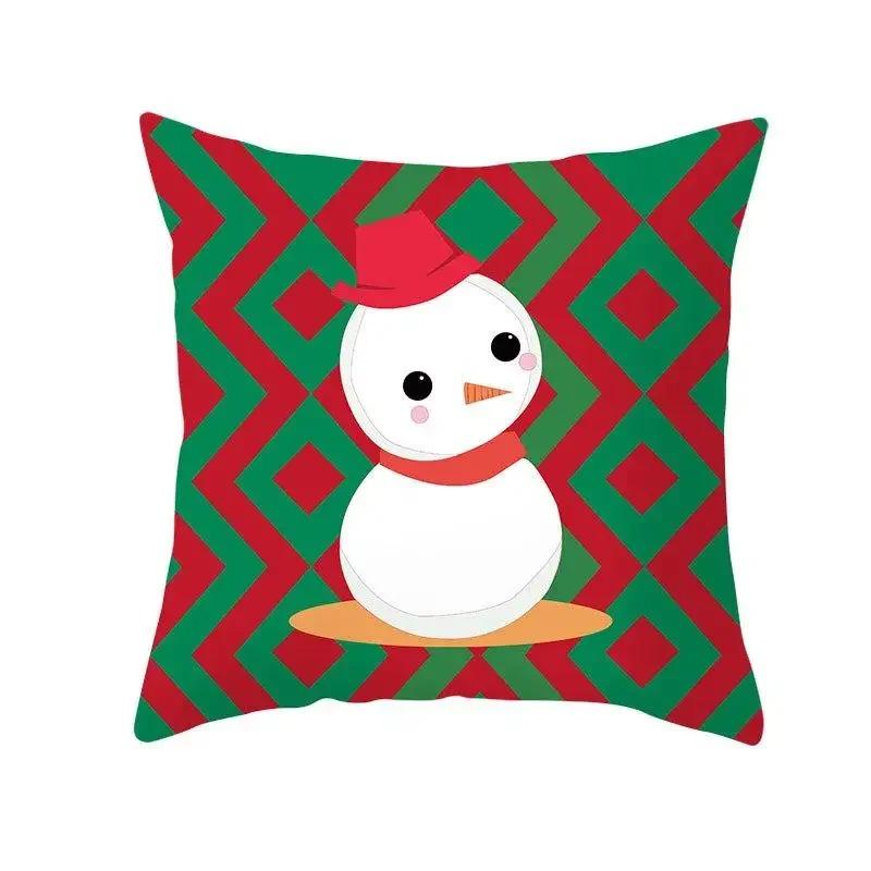 Fronhas temáticas de Natal Acessórios para carro Escritório Papai Noel Sala de estar Sofá Fronhas para casa