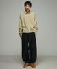 SIGNATURE Brushed Semi-Balloon Fit Slacks [Black]