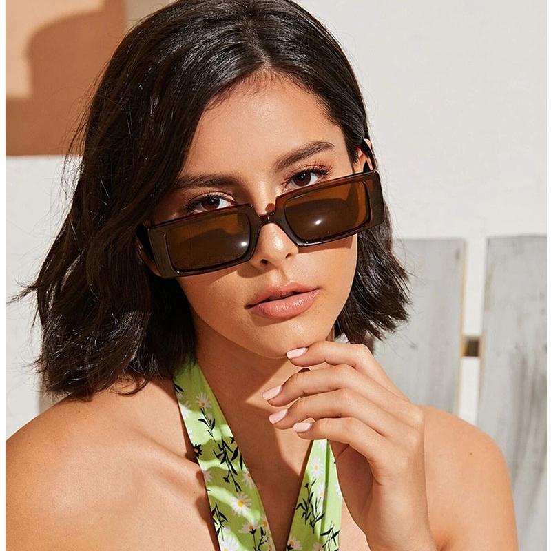 RMM  Square Retro Sunglasses Women Vintage Sun Glasses For Women/Men Luxury Brand Eyeglasses Women Small