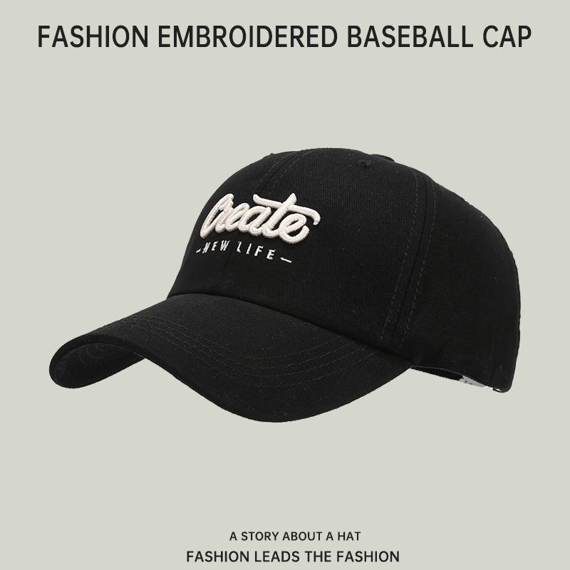 Retro Embroidered Baseball Cap with Face Cover for Men & Women - Spring/Summer Sunshade for Outdoor Travel