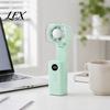 Camping Fan with LED Light Mini Handheld Fan, Foldable 2-in-1 Cooling Flashlight, 100 Speed Quiet Personal Adjustable, USB Rechargeable for