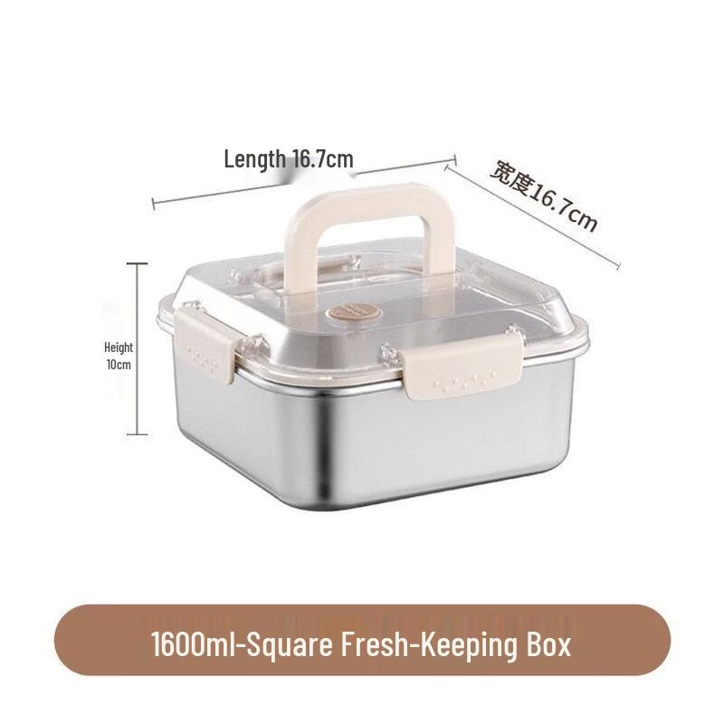 ZISIZ 316L Stainless Steel Food Storage Container