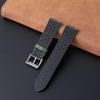 Nylon Carbon Fiber Multi-hole Breathable Watch Band - Unisex Business Style Strap