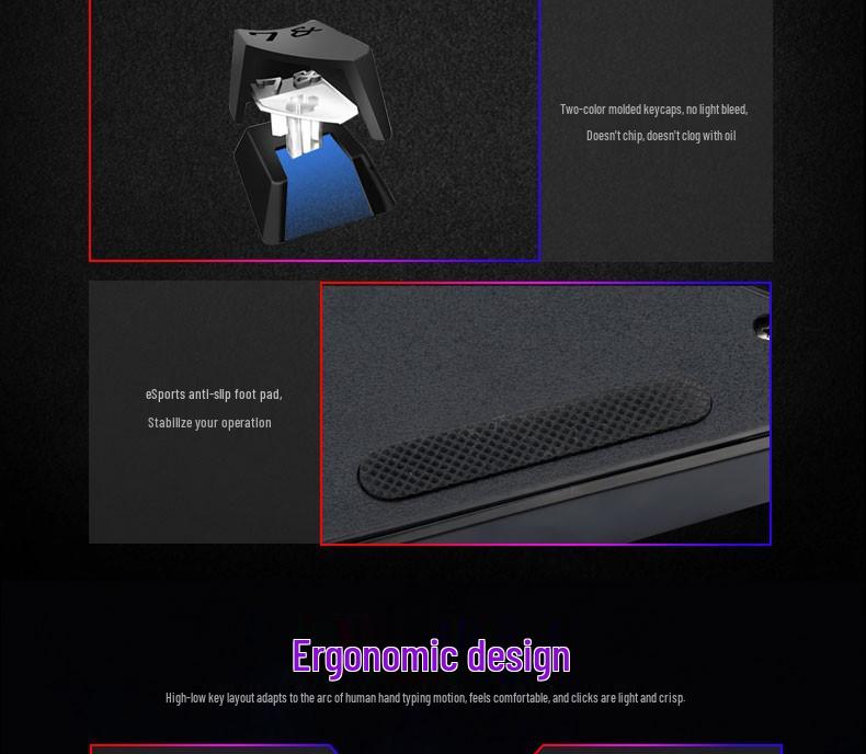 Redragon K585 Dual-Mode Hot-Swappable Mechanical Gaming Keypad with Onboard Macro Programming