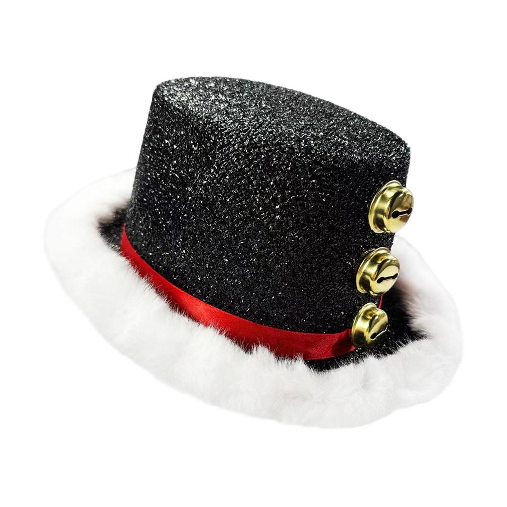 Christmas Top Hat Decor Xmas Decor for Carnival Masquerade Cosplay Party Favors