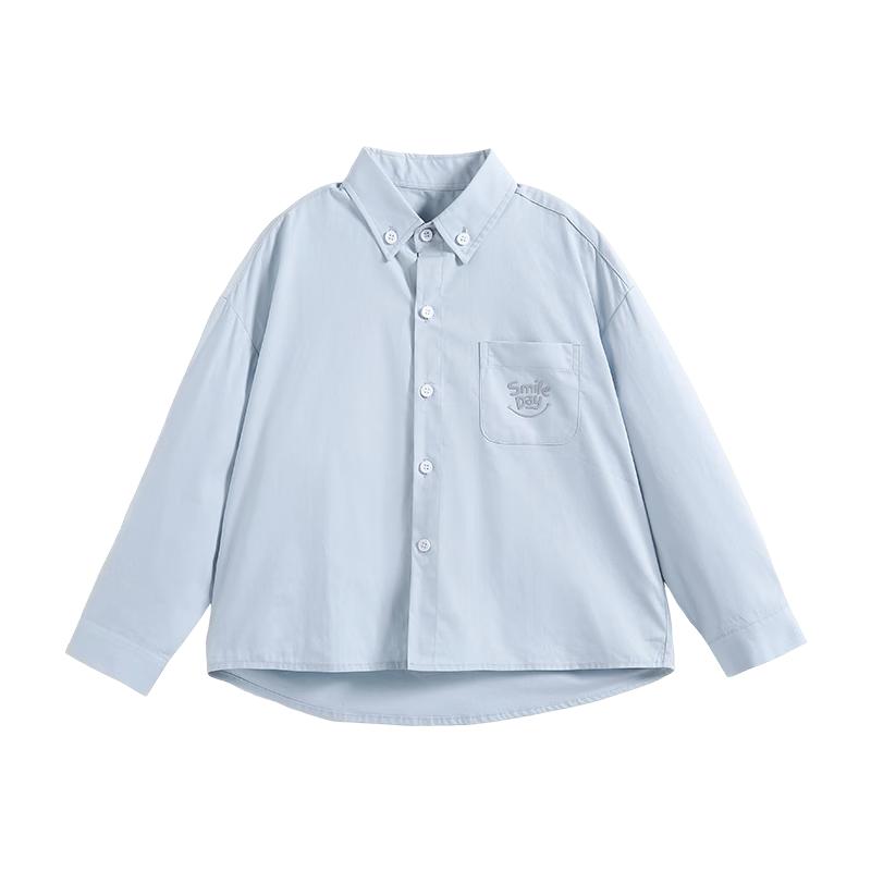 

Romon Boys Pure Cotton Long-Sleeve Casual Shirt 140