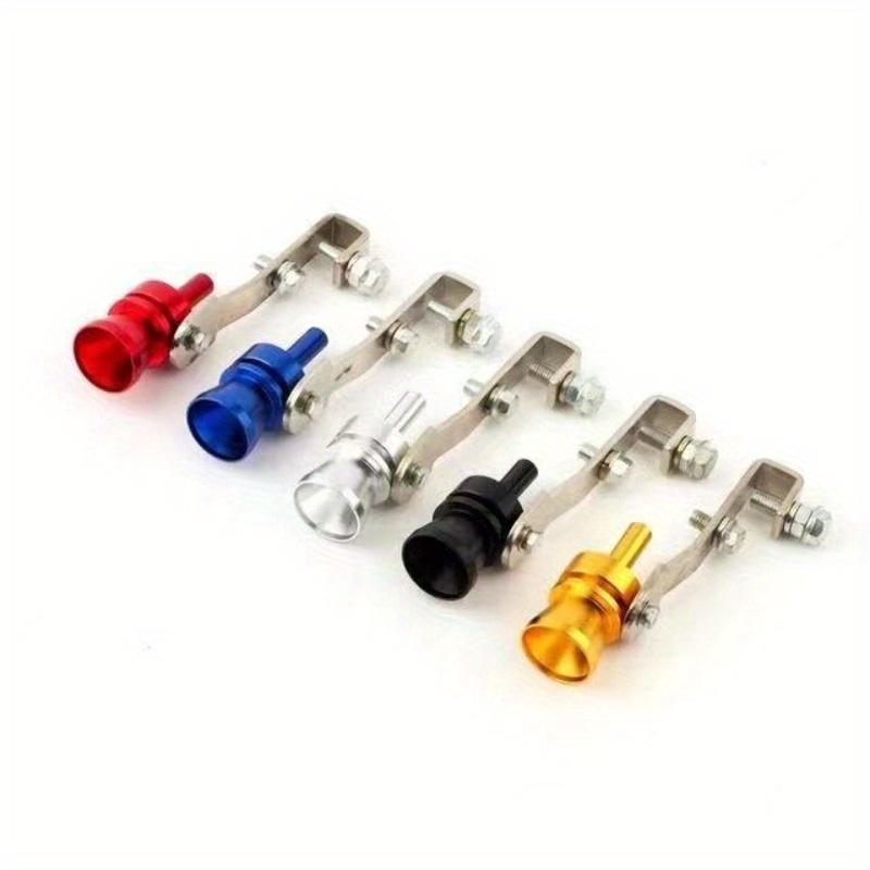 Modified Exhaust Non Sound Wave Simulator 2Pcs Motorcycle Tail Throat Turbo Whistle Car Exhaust Pipe Sounder Easy Installation