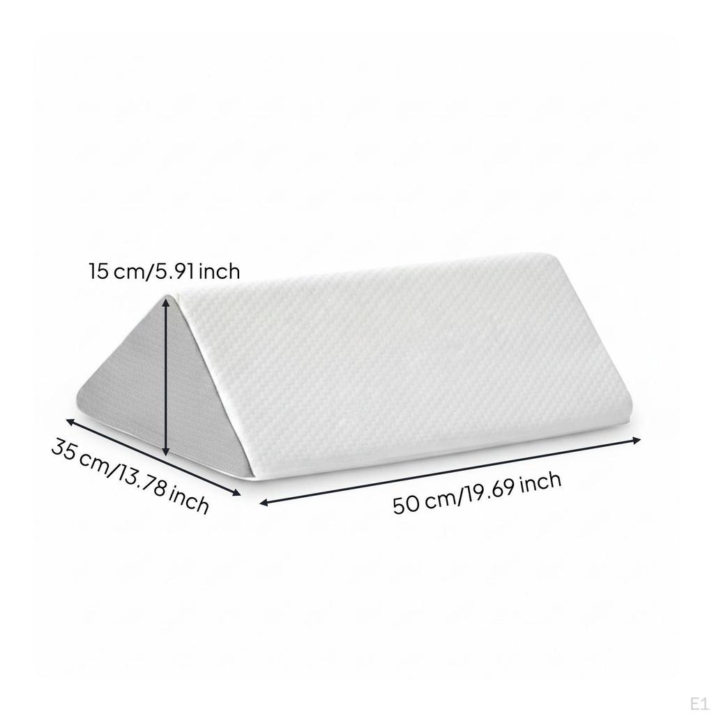 Wedge Pillow Breathable Memory Foam Supportive Back Support for Adults Women, Sofa,