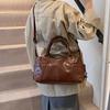 2025 New Simple Fashion Retro Trend Bag Women's Large Capacity Tote Bag Shoulder Messenger Bag