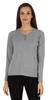 Inkmeso Solid Button Henley T-shirt For Women  S Casual Basic  Long Sleeve  Tee