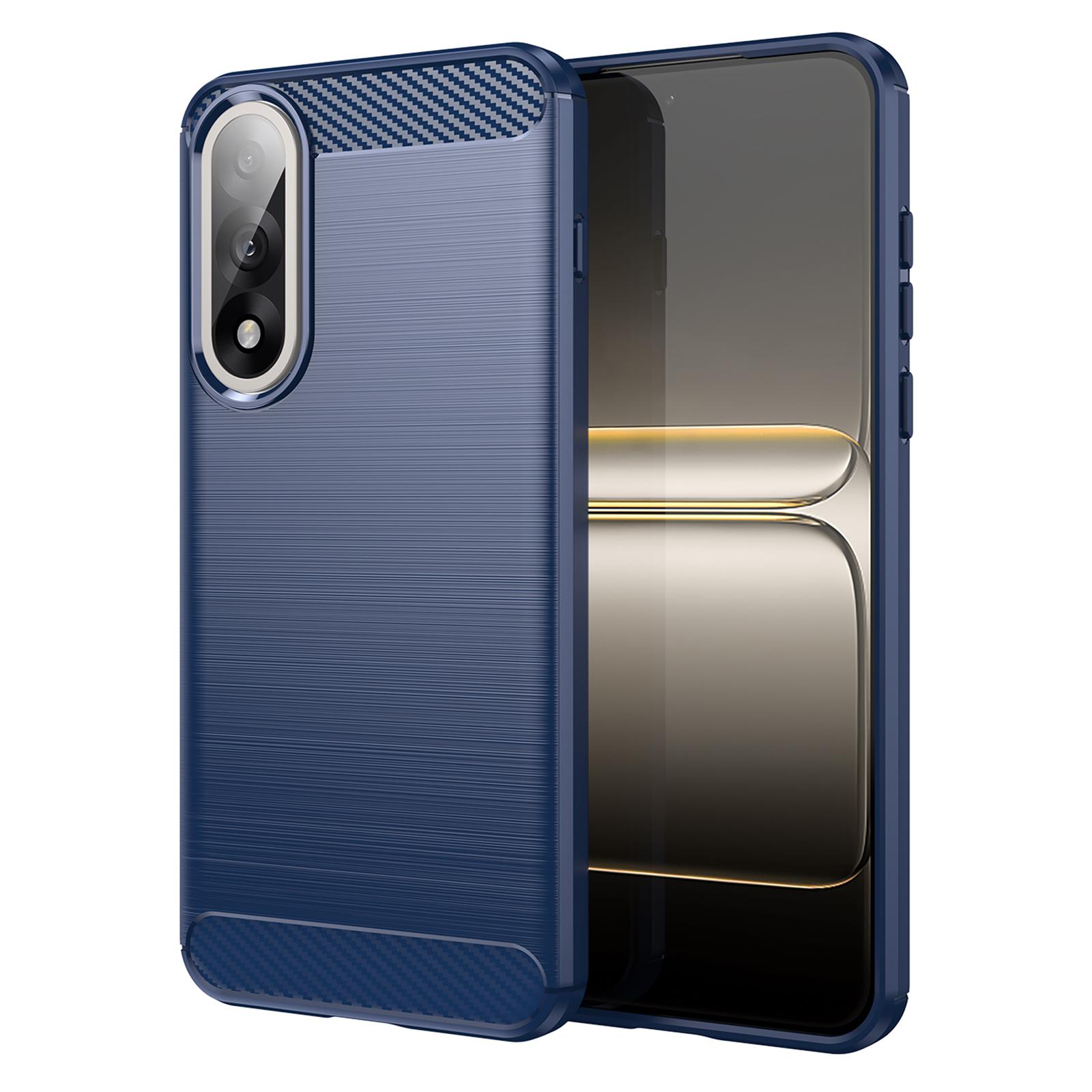 

For OnePlus Ace 5 Ultra 5G/Nord 5 5G Case Protective Phone Cover Carbon Fiber Texture Brushed Blue