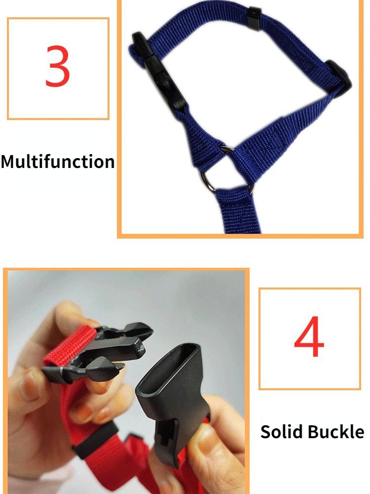 Cinturón de seguridad de coche para mascotas dos en uno, correa de plomo, cinturón de seguridad de asiento trasero, arnés ajustable para collar para perros y gatitos, accesorios para mascotas