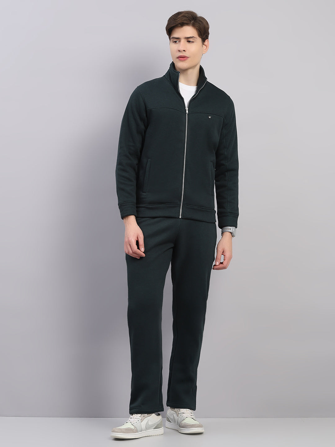Monte Carlo Mens Regular Fit Solid Tracksuit L