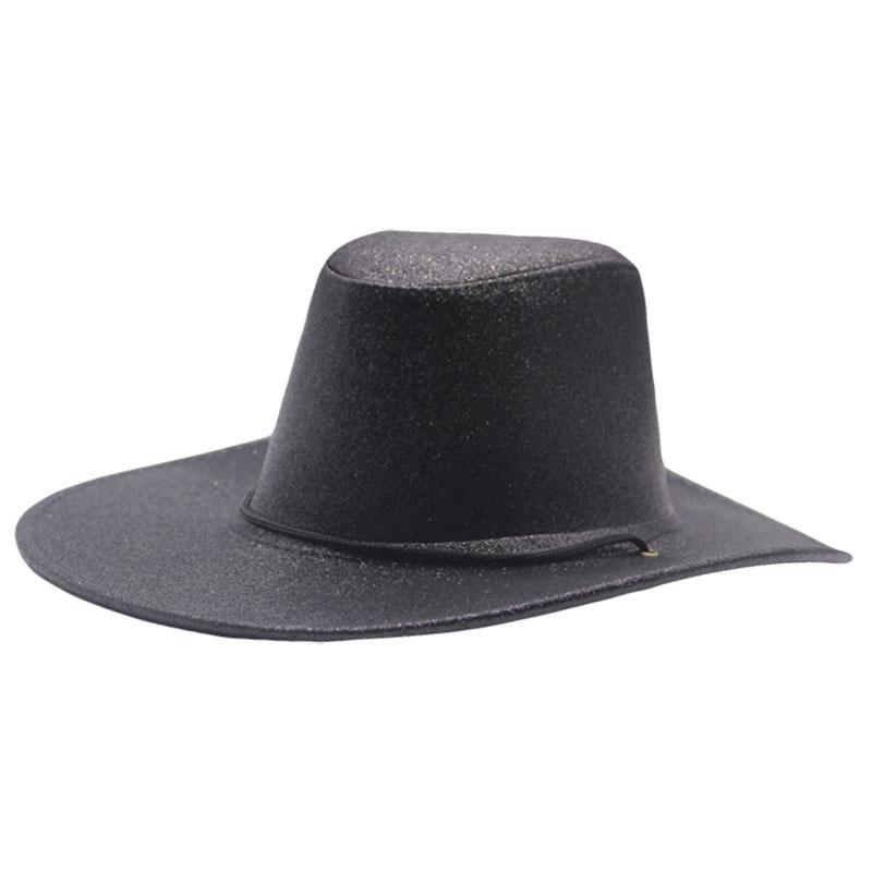 Shiny Cross-Border Jazz Party Cowboy Hat for Halloween & Christmas
