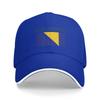 Spring Bosnia Flag Symbol Baseball Cap  Hunting Camping Fashion Print Sun Trucker Hat Unisex Adult High Quality Snapback Cap