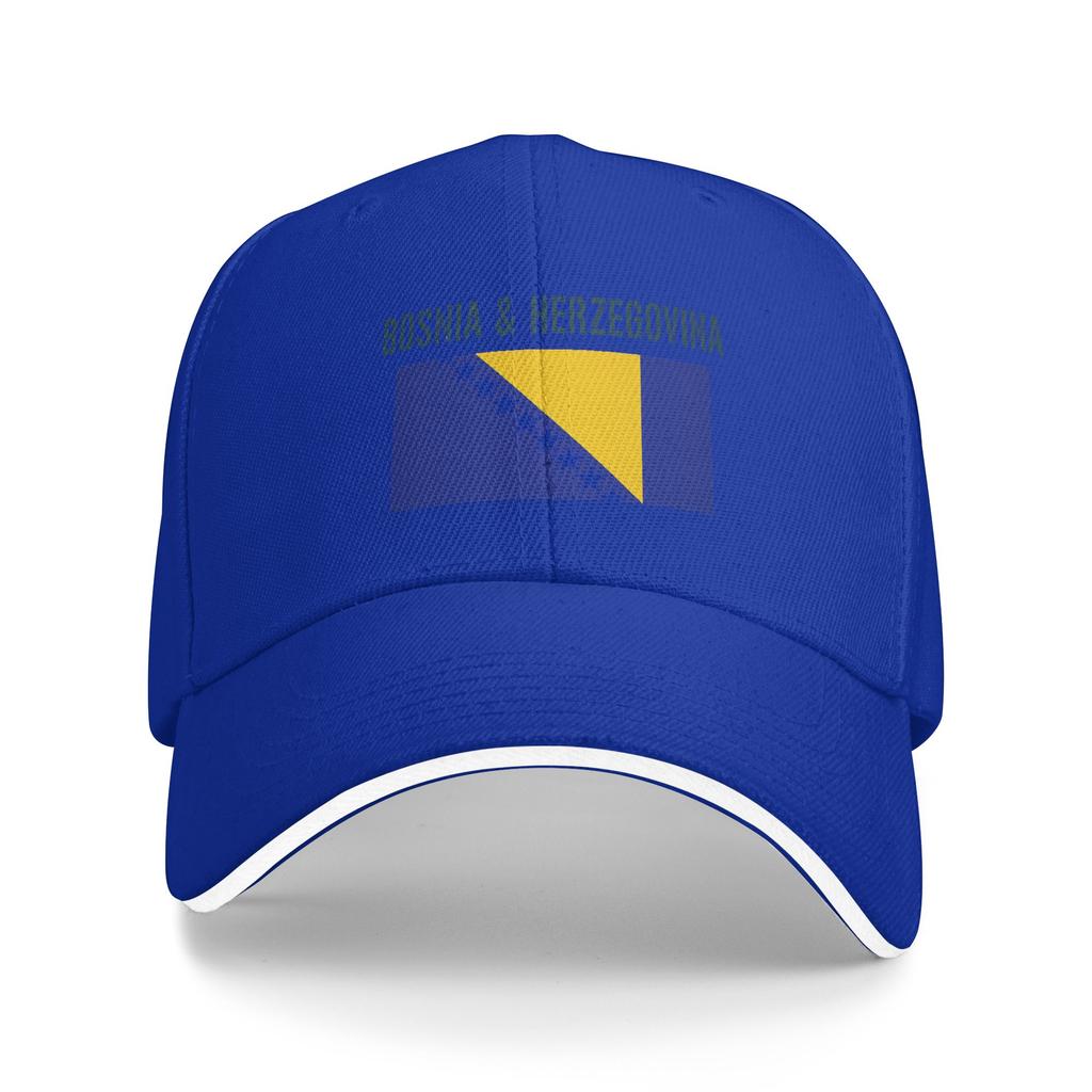 Spring Bosnia Flag Symbol Baseball Cap  Hunting Camping Fashion Print Sun Trucker Hat Unisex Adult High Quality Snapback Cap