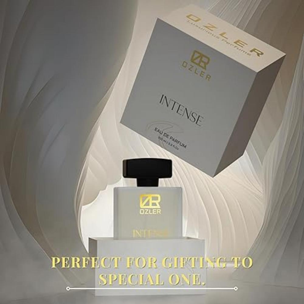 Intens | De Lungă Durată Și Proiecție Puternică EDP 100ml | cu Șofran, Lemn de Agar(Oud), Vanilie | Lemnos & Picant Parfum de Lux Premium pentru Bărbați